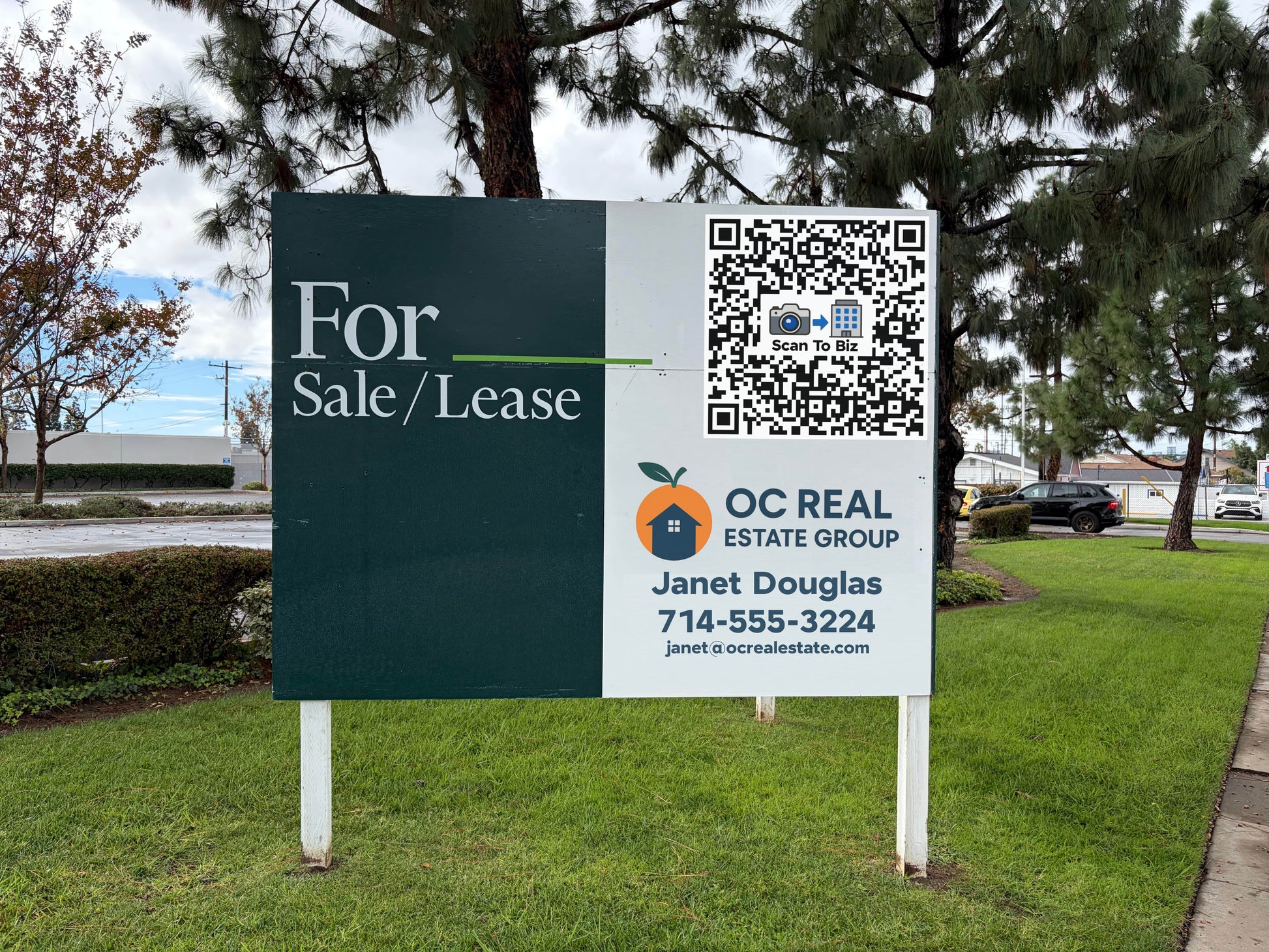 QR Code Stickers + Lead Capture for 2 Commercial Properties