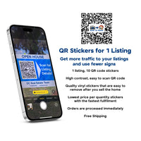 QR Code Stickers for 1 Listing